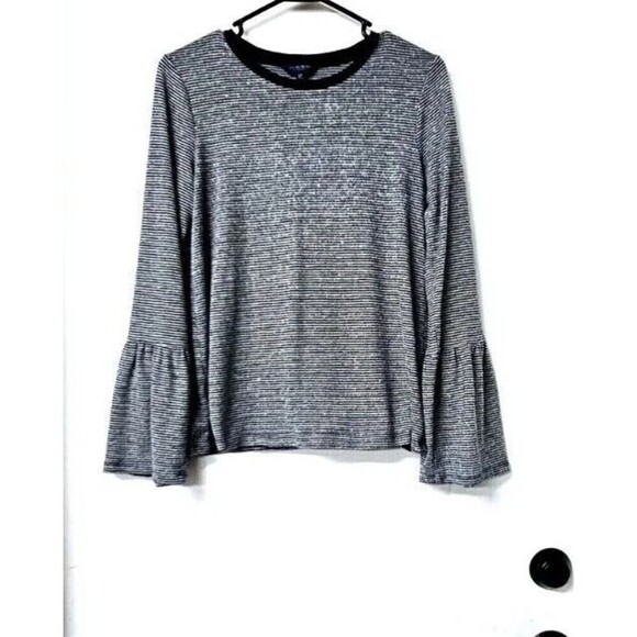 Lucky Brand Tops - LUCKY BRAND Gray Bell Long Sleeve Pullover Women Cozy Shirt (S)